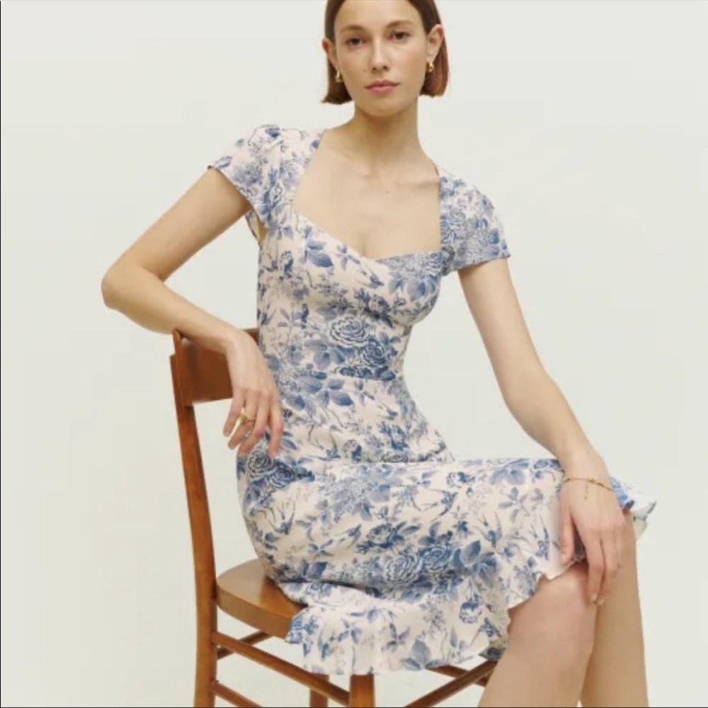 NWOT Reformation Rossi Dress Pompadour